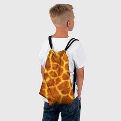 Рюкзак-мешок Шкура жирафа - текстура, цвет: 3D-принт — фото 2