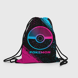 Рюкзак-мешок Pokemon - neon gradient, цвет: 3D-принт
