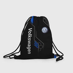 Рюкзак-мешок Volkswagen - blue technology, цвет: 3D-принт