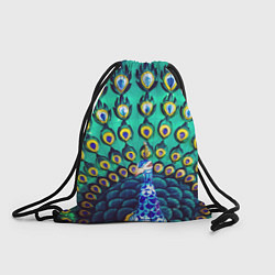 Рюкзак-мешок Павлин во всей красе, цвет: 3D-принт