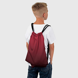 Рюкзак-мешок Градиент цвета тёмный кабаре, цвет: 3D-принт — фото 2