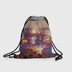 Мешок для обуви Салют в ночном небе