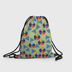 Рюкзак-мешок Круг и треугольник, цвет: 3D-принт