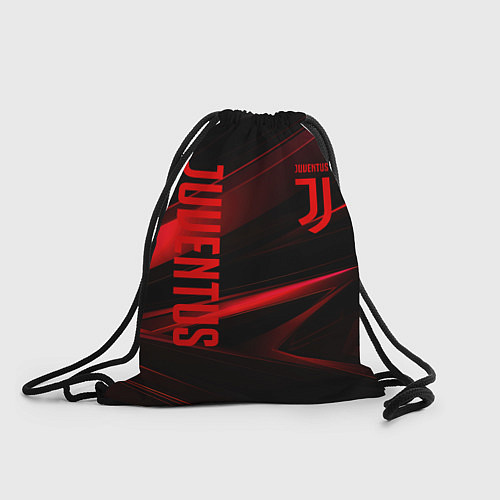 Мешок для обуви Juventus black red logo / 3D-принт – фото 1