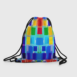 Рюкзак-мешок Colorful strips - pop art - vogue, цвет: 3D-принт