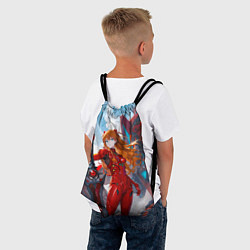 Рюкзак-мешок Аска Еванеглион, цвет: 3D-принт — фото 2