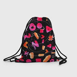 Рюкзак-мешок Яркие маркеры, цвет: 3D-принт