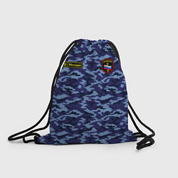 Рюкзак-мешок Камуфляж охрана - Михаил, цвет: 3D-принт