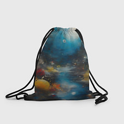 Рюкзак-мешок Абстрактная живопись в стиле импрессионизма, цвет: 3D-принт