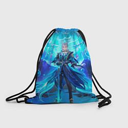Рюкзак-мешок Нёвиллет Геншин Импакт, цвет: 3D-принт