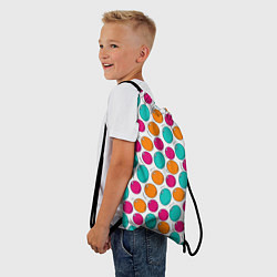 Рюкзак-мешок Яркие цветные пузыри, цвет: 3D-принт — фото 2