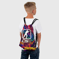 Рюкзак-мешок CS 2 hyperbeast, цвет: 3D-принт — фото 2