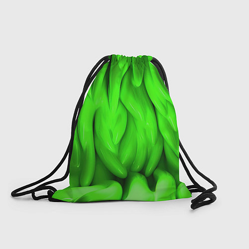 Мешок для обуви Зеленая абстрактная текстура / 3D-принт – фото 1