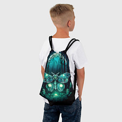 Рюкзак-мешок Призрачный мотылек, цвет: 3D-принт — фото 2