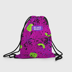 Рюкзак-мешок Пугающая тыква, цвет: 3D-принт