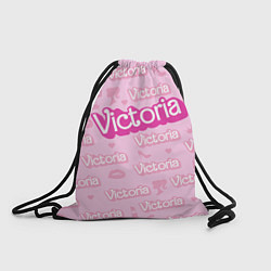 Рюкзак-мешок Виктория - паттерн Барби розовый, цвет: 3D-принт