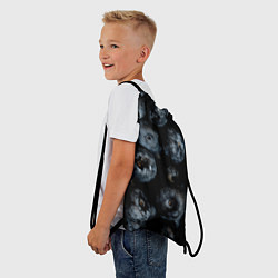 Рюкзак-мешок Много черники, цвет: 3D-принт — фото 2