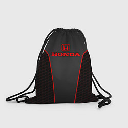Рюкзак-мешок Honda - униформа красная, цвет: 3D-принт