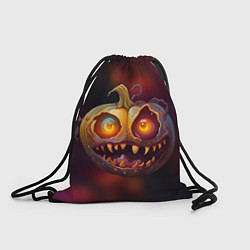 Рюкзак-мешок Тыквенный монстр зубастик, цвет: 3D-принт