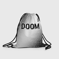 Рюкзак-мешок Doom glitch на светлом фоне: символ сверху, цвет: 3D-принт