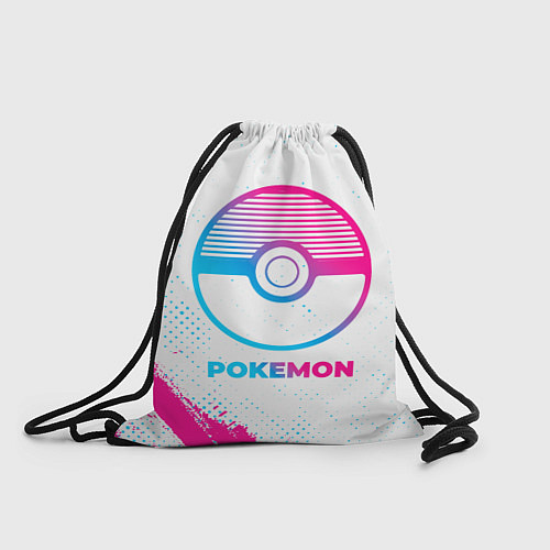 Мешок для обуви Pokemon neon gradient style / 3D-принт – фото 1