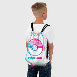 Рюкзак-мешок Pokemon neon gradient style, цвет: 3D-принт — фото 2