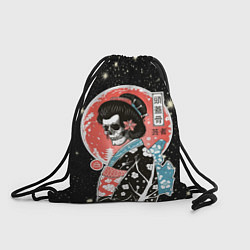 Рюкзак-мешок Гейша Японии в кимоно - смерть полнолуние, цвет: 3D-принт