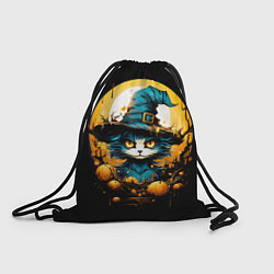 Рюкзак-мешок Синий кот колдун, цвет: 3D-принт
