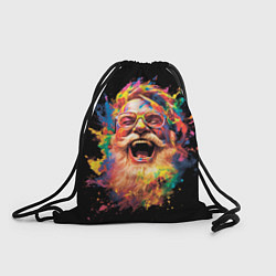 Рюкзак-мешок Санта на празднике Холи, цвет: 3D-принт