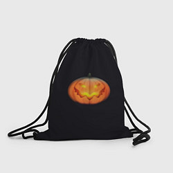 Рюкзак-мешок Смешная тыква, цвет: 3D-принт