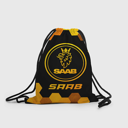 Мешок для обуви Saab - gold gradient / 3D-принт – фото 1