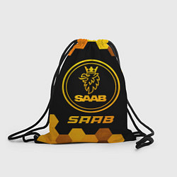 Рюкзак-мешок Saab - gold gradient, цвет: 3D-принт
