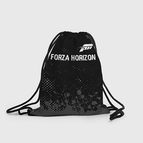 Мешок для обуви Forza Horizon glitch на темном фоне: символ сверху / 3D-принт – фото 1