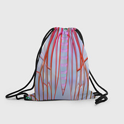 Рюкзак-мешок Розовые прожилки, цвет: 3D-принт
