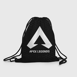 Рюкзак-мешок Apex Legends glitch на темном фоне, цвет: 3D-принт