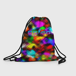 Рюкзак-мешок Cs go stikerbombing, цвет: 3D-принт