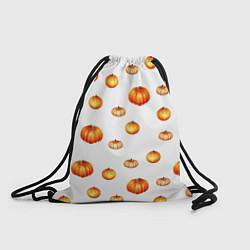 Рюкзак-мешок Оранжевые тыквы - паттерн, цвет: 3D-принт