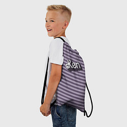 Рюкзак-мешок Кен - темная полоска, цвет: 3D-принт — фото 2