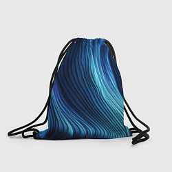 Рюкзак-мешок Трехмерные волны, цвет: 3D-принт