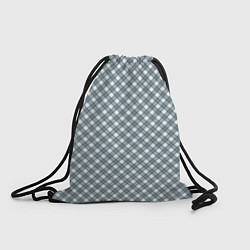 Рюкзак-мешок Бело-серый узор в клетку, цвет: 3D-принт