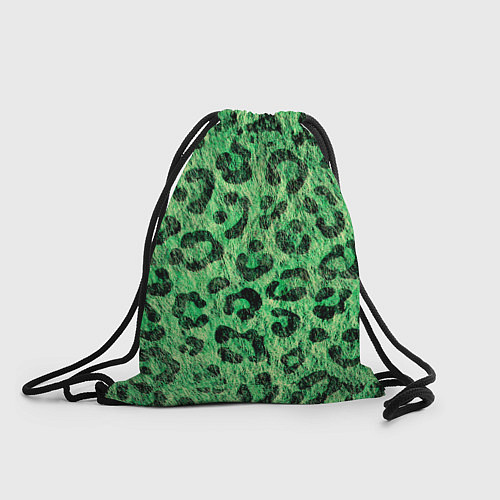 Мешок для обуви Зелёный леопард паттерн / 3D-принт – фото 1