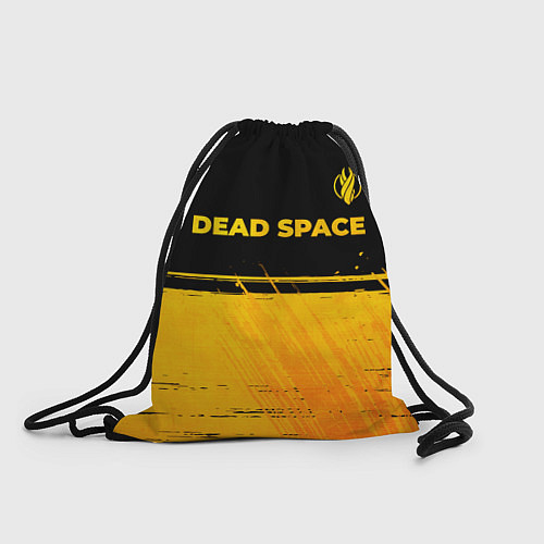 Мешок для обуви Dead Space - gold gradient посередине / 3D-принт – фото 1