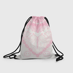 Рюкзак-мешок Сердце на цепях, цвет: 3D-принт