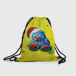 Рюкзак-мешок Плюшевый Санта Клаус, цвет: 3D-принт