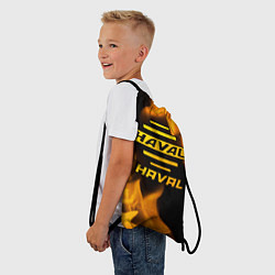 Рюкзак-мешок Haval - gold gradient, цвет: 3D-принт — фото 2