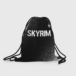 Рюкзак-мешок Skyrim glitch на темном фоне посередине, цвет: 3D-принт