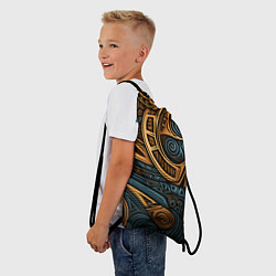 Рюкзак-мешок Паттерн в викингском стиле, цвет: 3D-принт — фото 2