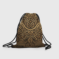 Рюкзак-мешок Орнамент в стиле викингов, цвет: 3D-принт