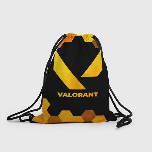 Мешок для обуви Valorant - gold gradient / 3D-принт – фото 1