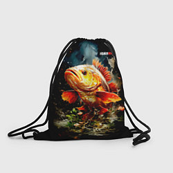 Рюкзак-мешок Carp fisherman, цвет: 3D-принт